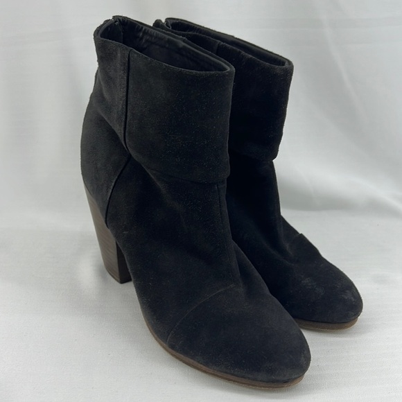 Rag & Bone Suede Newbury Ankle Boots - Picture 1 of 14